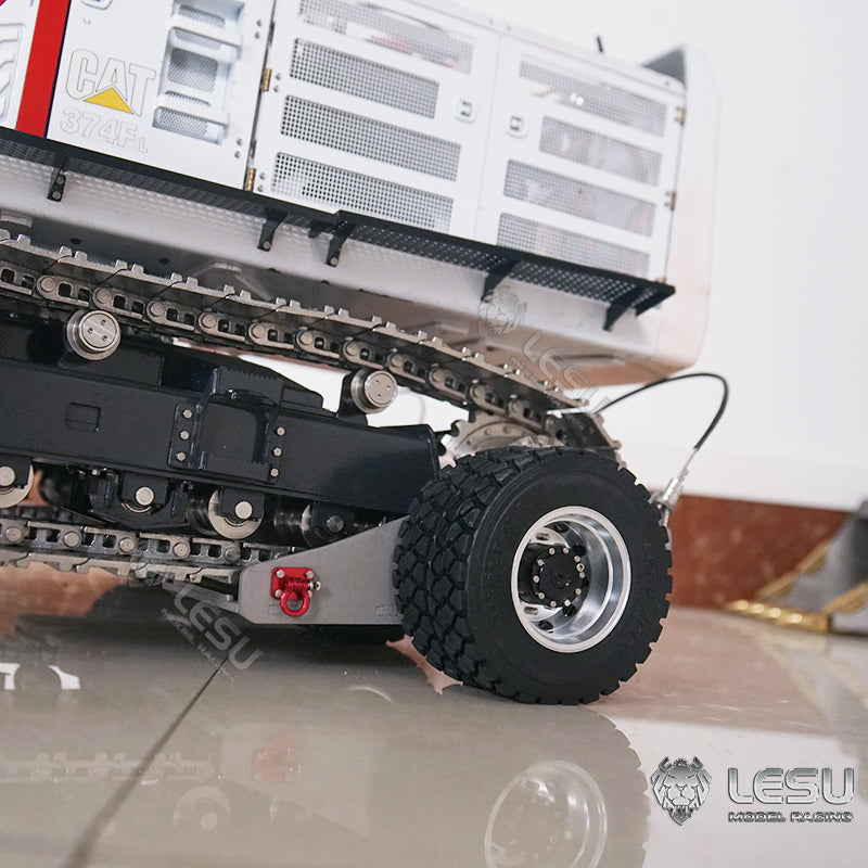 LESU 1/14 C374 excavator quick-release replacement tractor grinding disc fixed excavator crawler trailer modification accessories