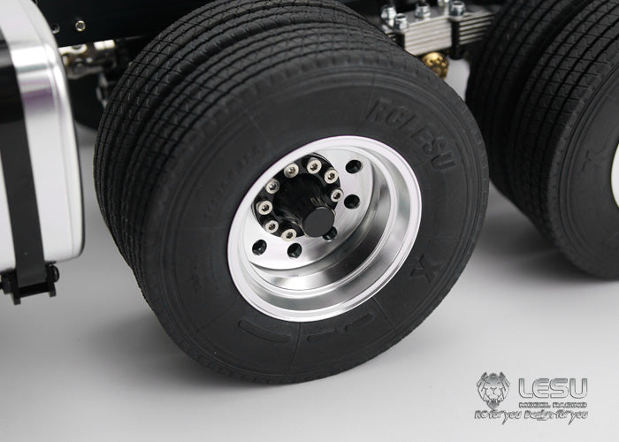 LESU 1/14 Tamiya Scania R620 R470 tractor truck 6X6 metal chassis tractor remote control toy model