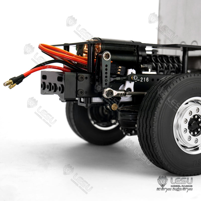 LESU 1/14 Tamiya Truck Toy 3363 1851 Tractor Full Metal 6X6 Chassis