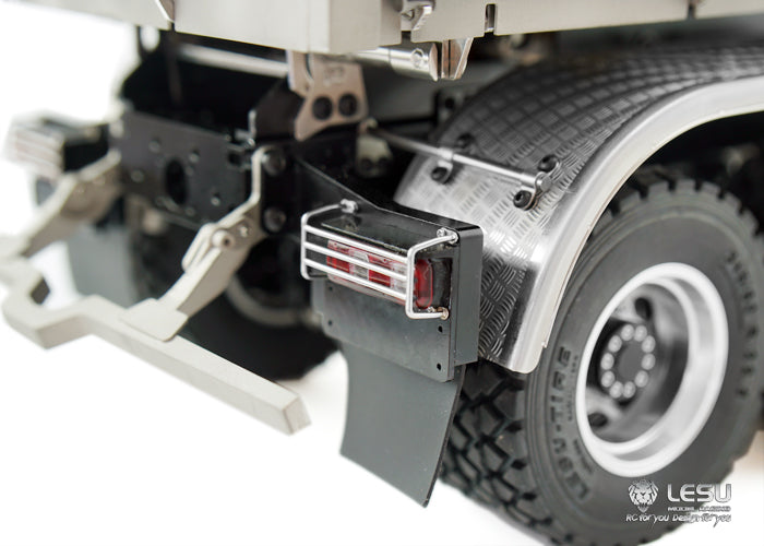 LESU 1/14 Tamiya benz 3348 full drive 6X6 high torque truck model toy hydraulic three-way dump truck