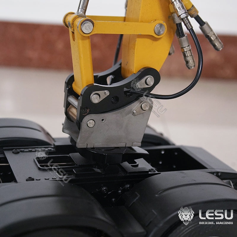 LESU 1/14 PC360 excavator quick-release replacement tractor grinding disc fixed excavator crawler trailer modification accessories