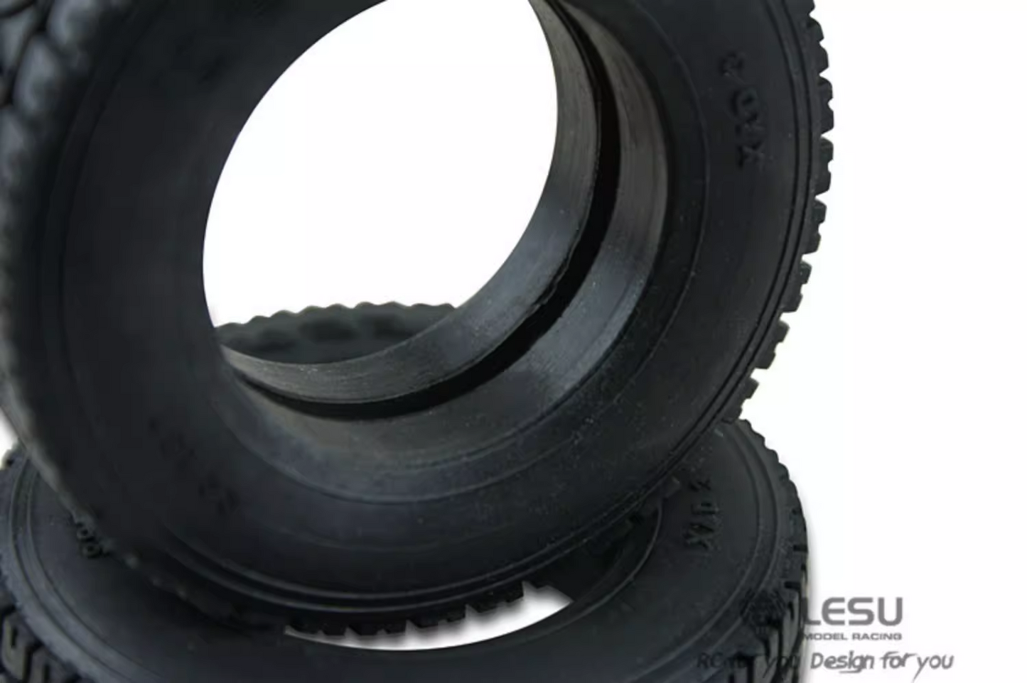 1/16 truck tractor DIY German bruder tire RC accessories model 60001 highway front wide tire LESU