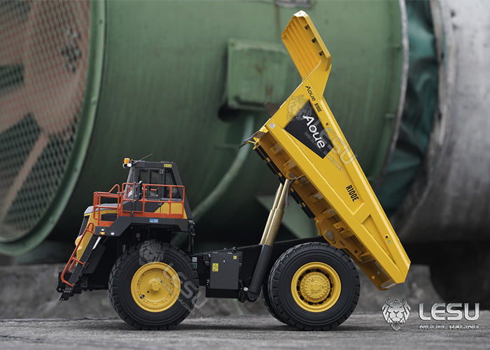 LESU 1/16 Heavy Machinery AOUE R100 E RD-A0003 Mine Car Full Metal Remote Control Model Toy