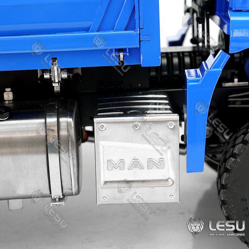 LESU 1/14 MAN TGS full drive 6X6 high torque hydraulic three-way bucket dump truck model truck