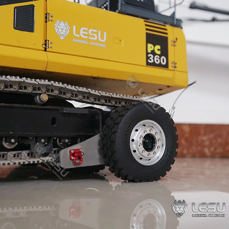 LESU 1/14 PC360 excavator quick-release replacement tractor grinding disc fixed excavator crawler trailer modification accessories