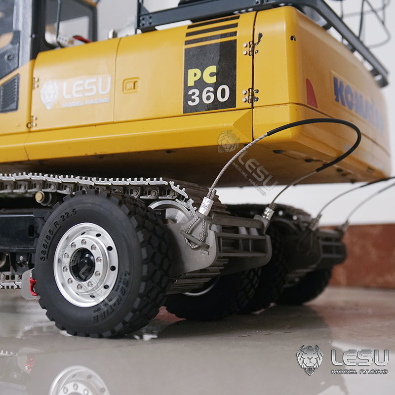 LESU 1/14 PC360 excavator quick-release replacement tractor grinding disc fixed excavator crawler trailer modification accessories