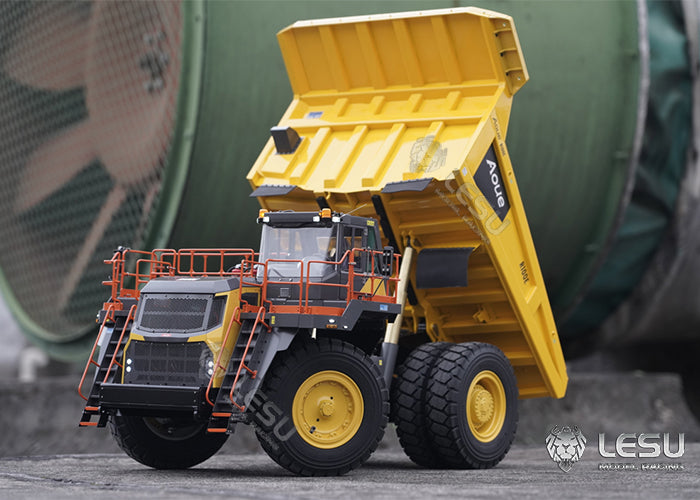 LESU 1/16 Heavy Machinery AOUE R100 E RD-A0003 Mine Car Full Metal Remote Control Model Toy