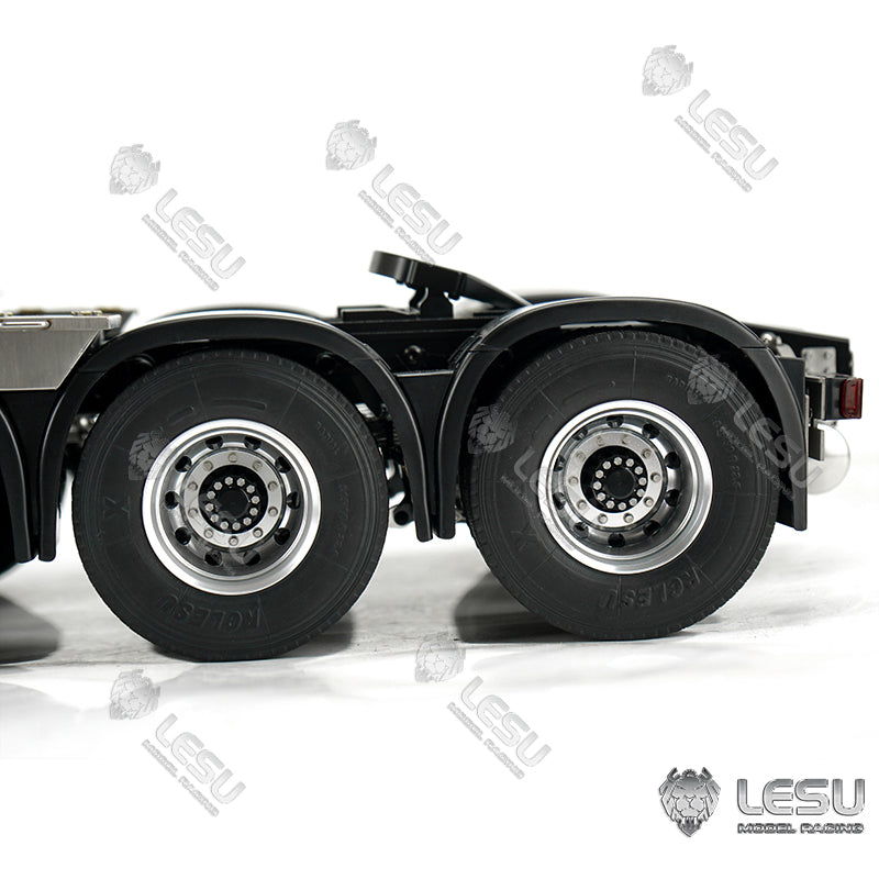 LESU 1/14 Truck Model Toy FH16 Heavy Towing Chassis 8X8 Full Drive Differential Lock Axle