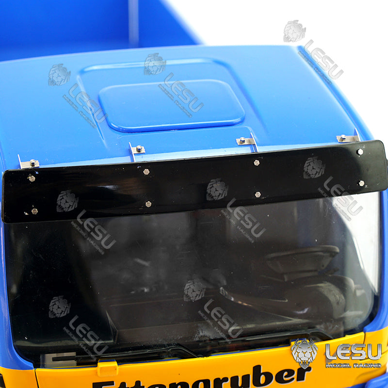 LESU 1/14 MAN TGS full drive 6X6 high torque hydraulic three-way bucket dump truck model truck