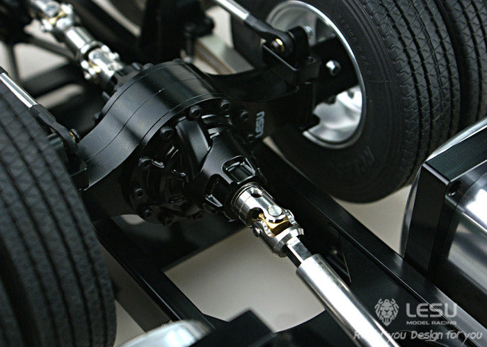 LESU 1/14 Tamiya Scania tractor truck metal three-axle 6X4 chassis remote control car model modification