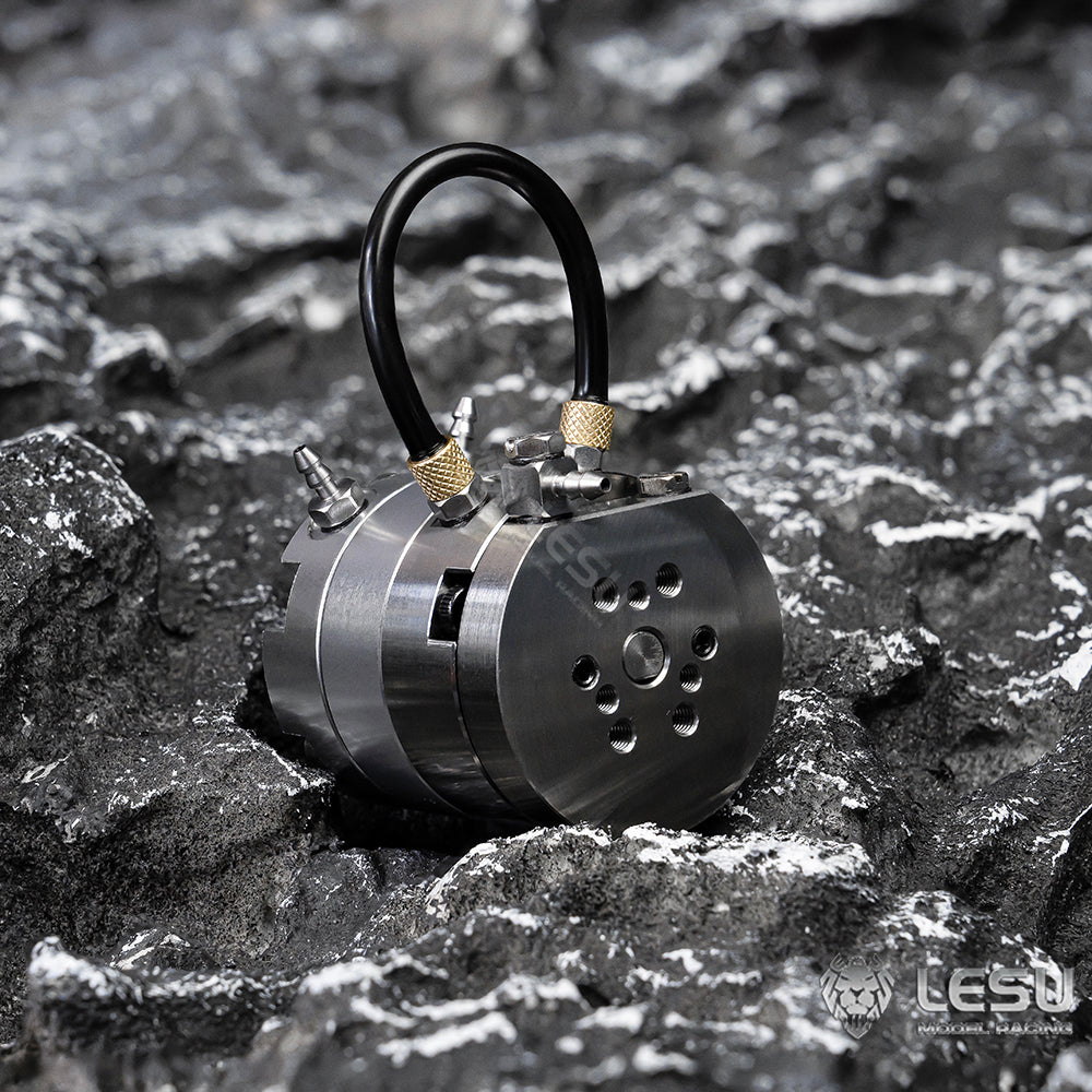 LESU 1/14 construction machinery model excavator all-metal hydraulic turntable oil slip ring