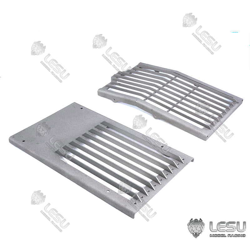 LESU 1/14 C374F excavator cab upper and lower guardrails can be equipped with headlights DIY excavator modification parts
