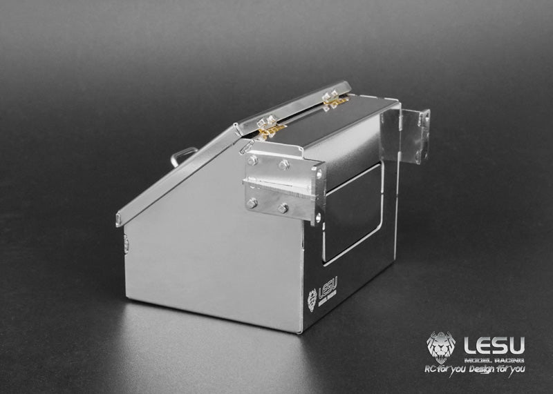 1/14 RC Truck TGX Simulation Metal Tool Box Openable G-6184 For Tamiya Traction Truck Model DIY Accessories LESU