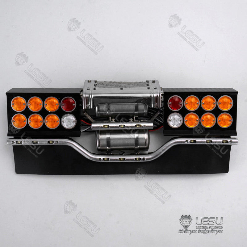 1/14 truck toy tail beam tail light gas tank set warning light Tamiya tractor R620 R470LESU