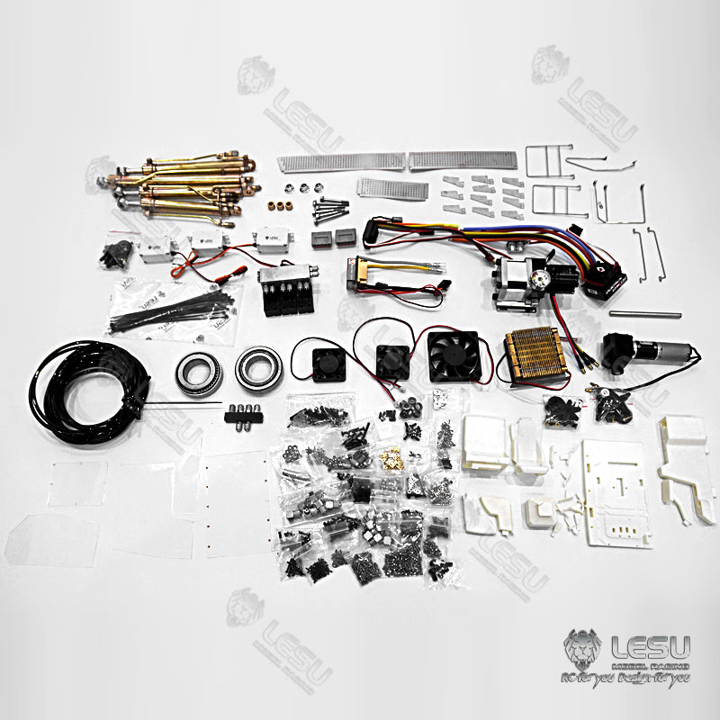 LESU 1/14 CAT 374F Heavy Excavator Remote Control Hydraulic Excavator Model Toy Full Metal Simulation Model
