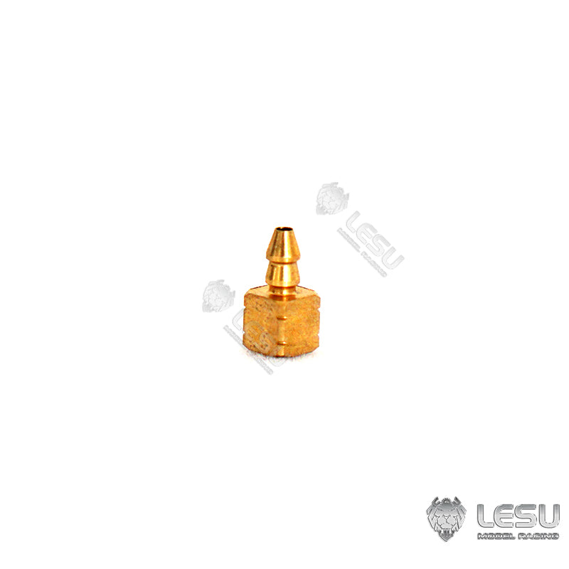 1/14 engineering machinery hydraulic model hydraulic component Y-1539 copper pipe welding parts suitable for outer 3 inner 2LESU
