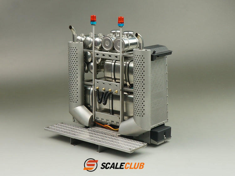 scaleclub 1/14 MAN F2000 MAN heavy tractor trailer metal equipment rack