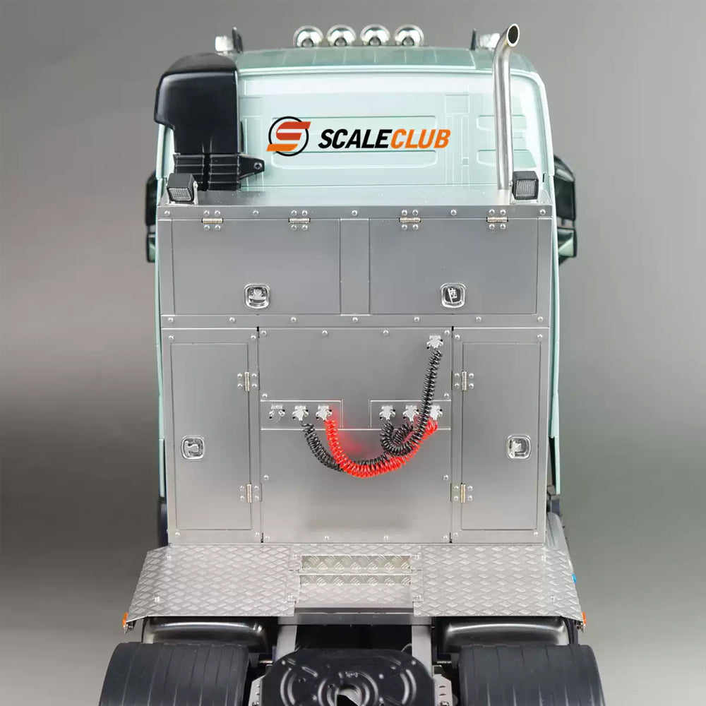 scaleclub model RC 1/14 Tamiya trailer truck universal equipment rack tool box Eurocar