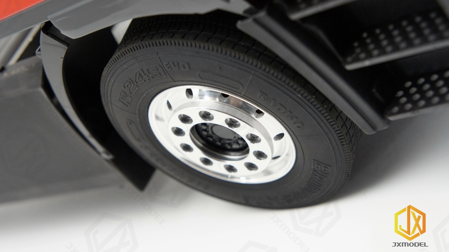 Wheel guard ring-JXmodel Tamiya tractor model mud head 1:14 aluminum alloy upgrade simulation