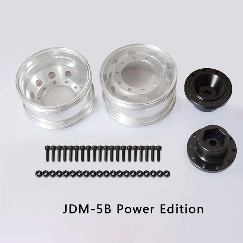 JDMODEL JDM-5 Metal Front Wide Hub for 1/14 RC Traction Truck Model Toy Bearing or Power Hub