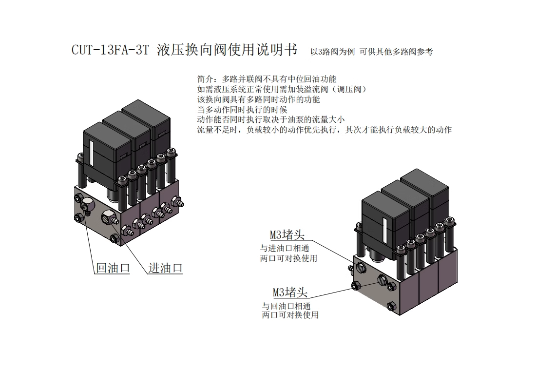 CUT-13FA Hydraulic Model Multi-way Reversing Valve 2-7 Way Multi-way Valve Hydraulic Engineering Model