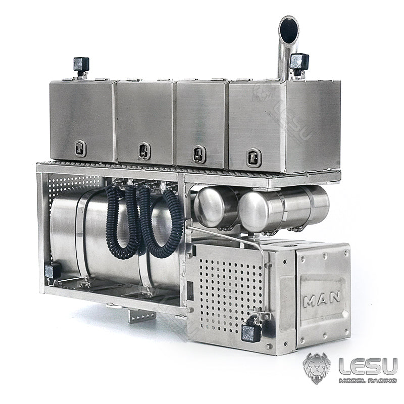 LESU1/14 truck simulation toy model heavy towing metal equipment rack G-6262 Tamiya DIY modified car