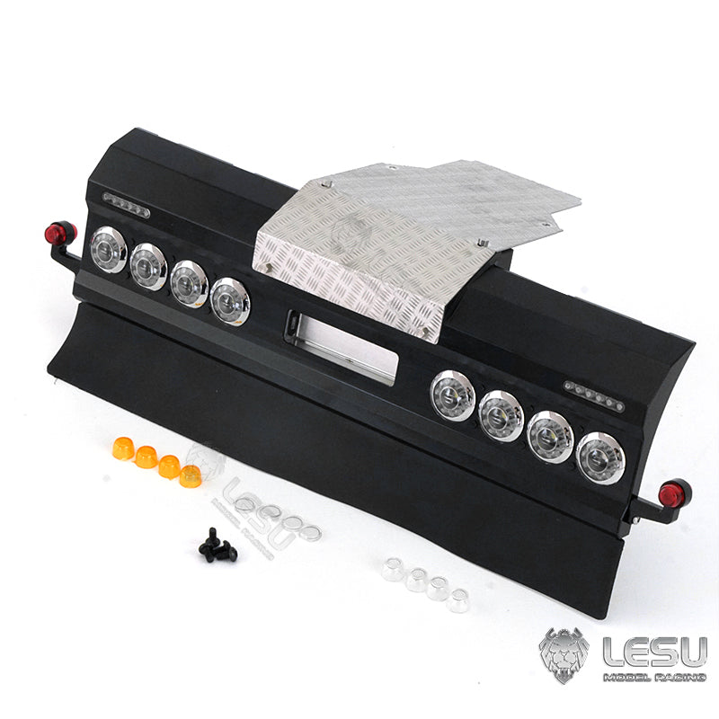 1/14 remote control model metal toy tractor airbag suspension tail beam taillight S-1276-B modified accessories LESU