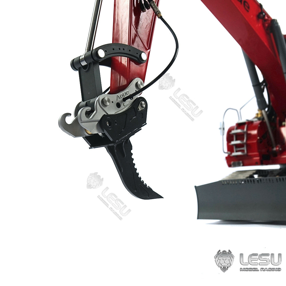 LESU 1/14 Engineering Machinery Model Excavator ET35 Modified Quick Release Straight Blade Ripper Attachment