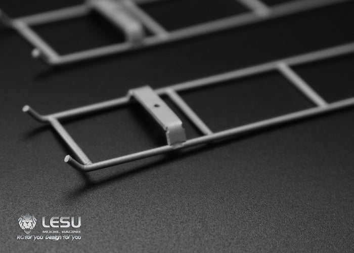 1 pair of metal stainless steel ladder LESU LS-20160811-3 for Tamiya 1/14 RC tractor truck dump truck shell upgrade parts