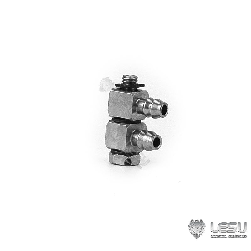 Hydraulic model modified stainless steel precision M3 threaded joint elbow nozzle nylon oil pipe installation LESU