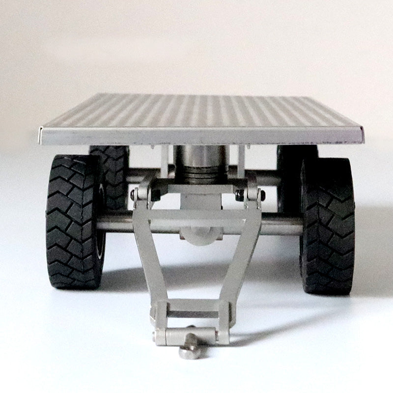 JDMODEL 1/14 Metal Small Pallet Truck Model Toy JDM-122 for Tamiya LESU LXY 1/14 RC Hydraulic Forklift Model Toy Attachments