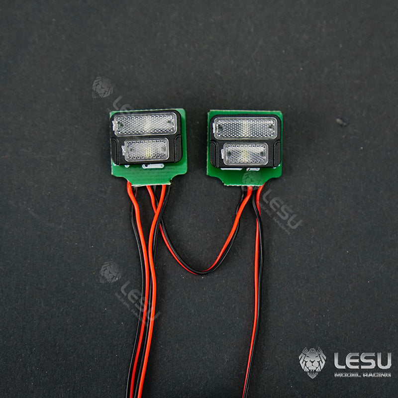 LESU 1/14 simulation model engineering crawler Bobcat skid steer loader rear taillight turn signal DIY modified taillight