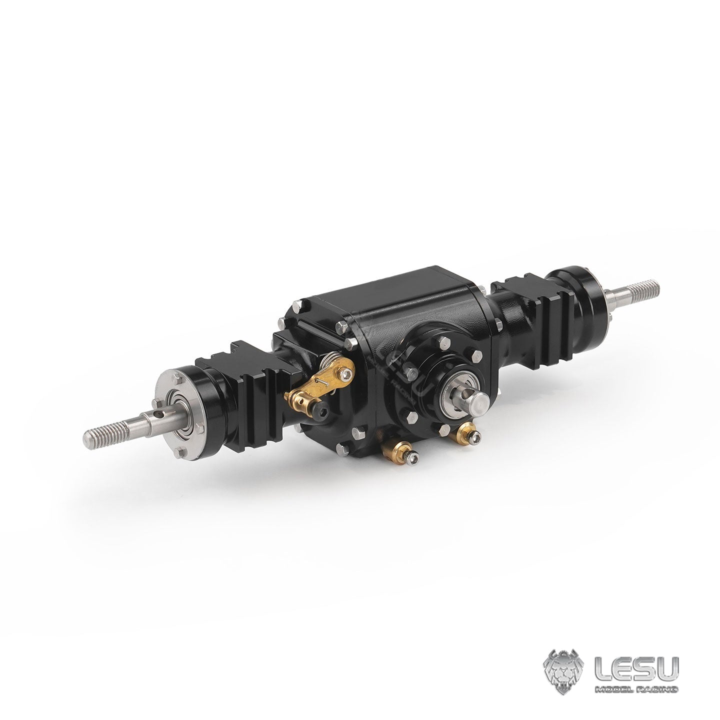 LESU 1/14 WA100M-8 loader with differential lock gear ratio 1:3 front axle and rear axle RD-2039 RC axle parts