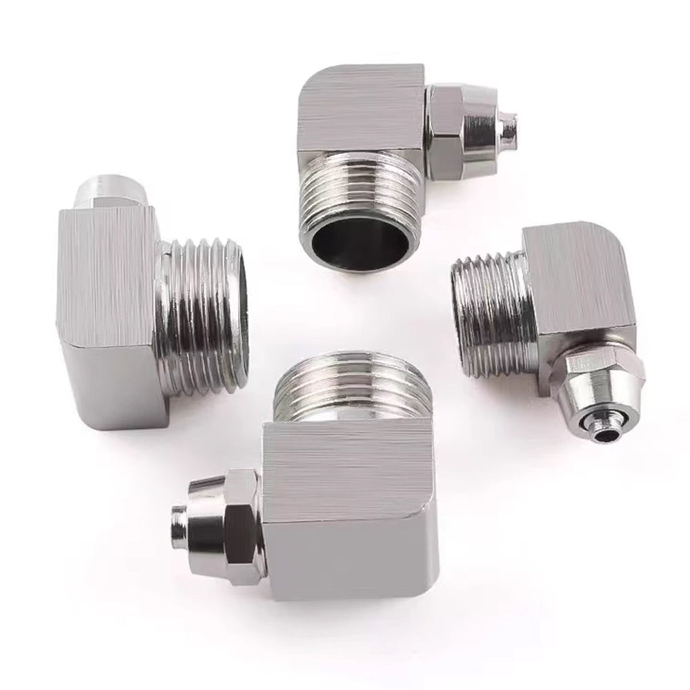 Italian pump oil inlet connector