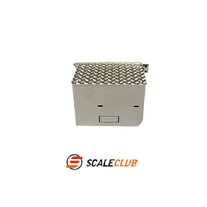 SCALECLUB 1/14 Tamiya Scania 770S Heavy Duty Trailer Upgrade Stainless Steel Metal Exhaust