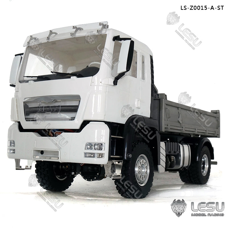 LESU 1/14 Tamiya Truck Model Toy Full Drive 4X4 High Torque Dump Toy