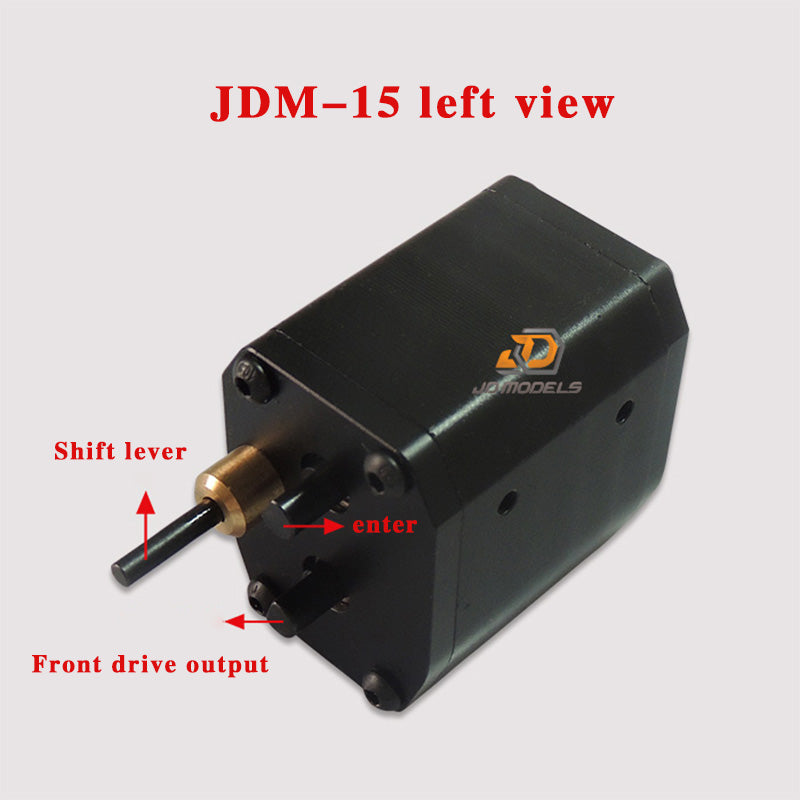 JDMODEL Metal Three-position Transfer Case JDM-15 For 1/14 RC Truck Toy Model Transmission Upgrade Modification or DIY Parts