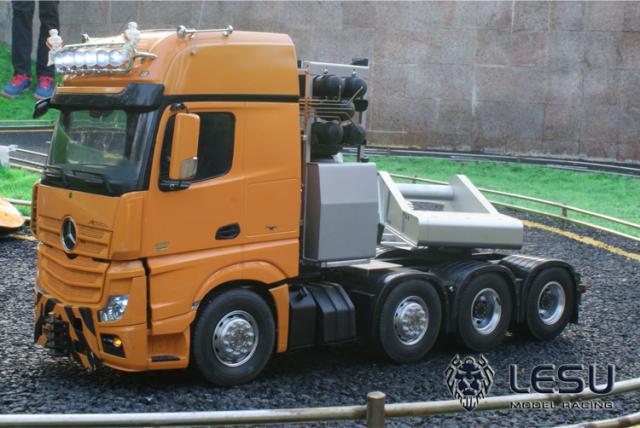 LESU G-6015 1/14 truck model with large front hook for Tamiya 1851 tractor truck mud truck upgrade modification accessories GLKU