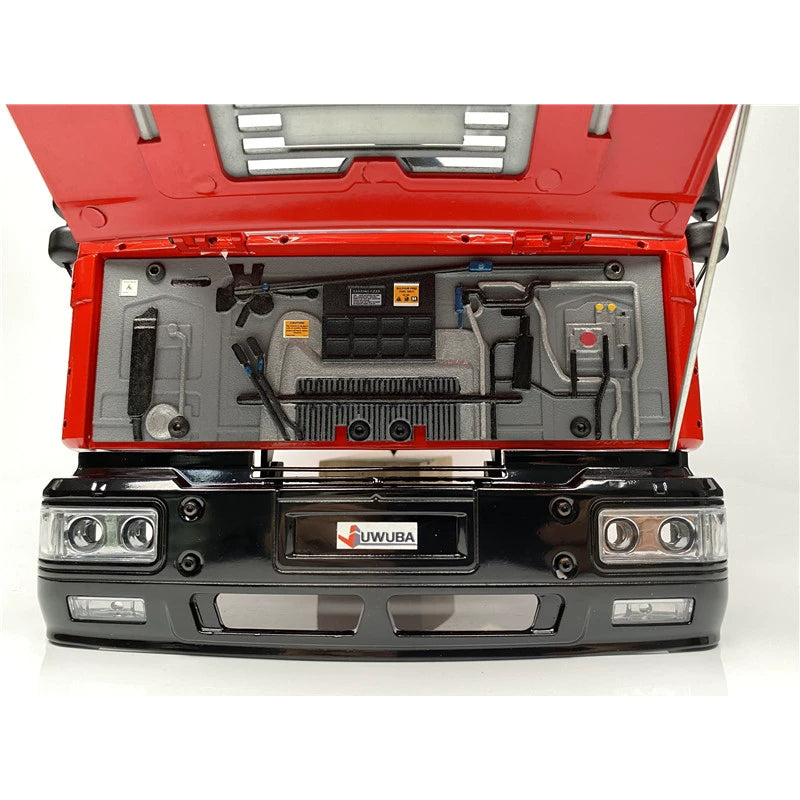 JX Model JUWUBA Black 3D Printed Mask Interior for RC 1/14 F2000 Truck Model Toy Metal Cab Parts