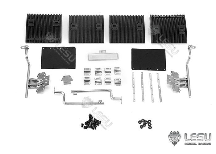 1/14 model toy dump truck Tamiya tractor S-1271 modified parts rear light frame fender LESU
