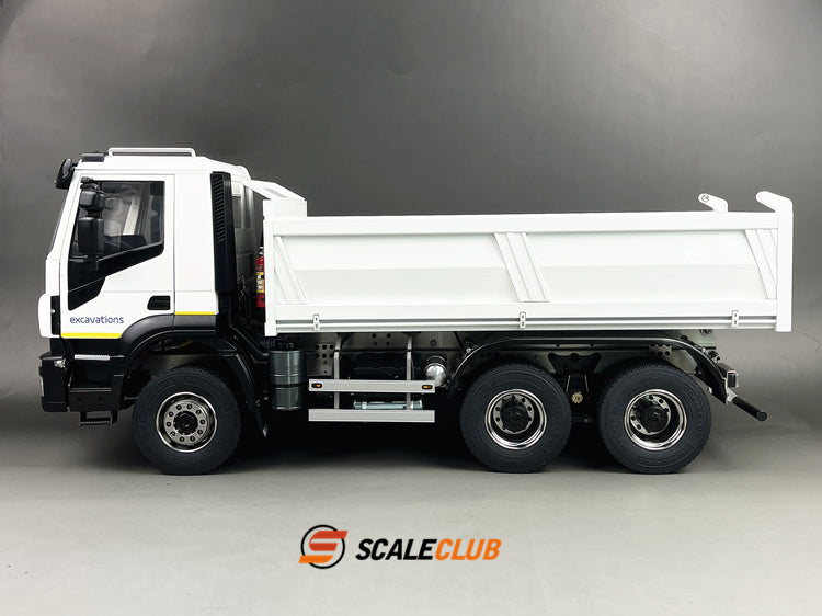 Scaleclub 1/14 full metal Iveco 6x6 hydraulic dump truck RTR to play