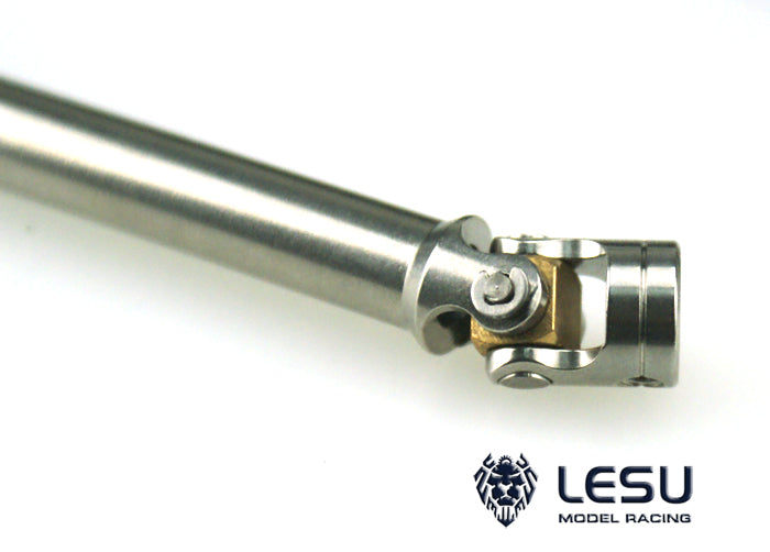 LESU new size Tamiya tractor drive shaft CVD universal joint 5MM stainless steel climbing car RC model