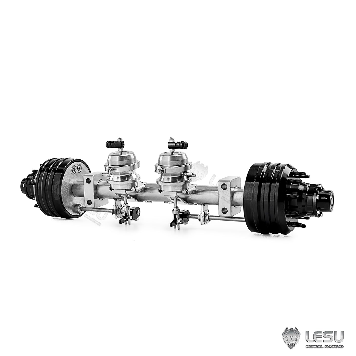 LESU 1/14 model drum brake non-powered two-wheel axle (brake state) Q-9072-A