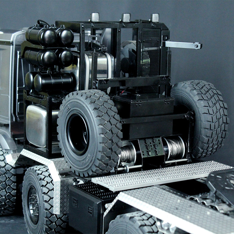 JDMODELJDM-189 8X8 Heavy Duty Tractor 1/14 Tractor Rescue Vehicle Desert Truck