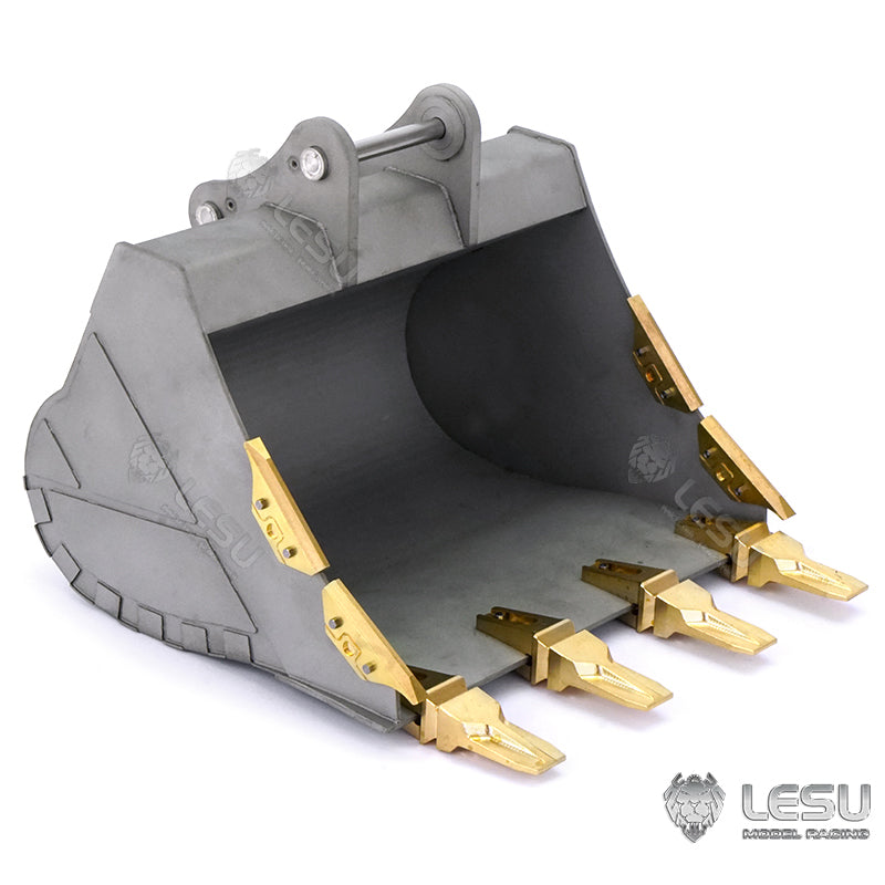 LESU 1/14 Excavator C374F original bucket DIY modified quick disassembly metal bucket