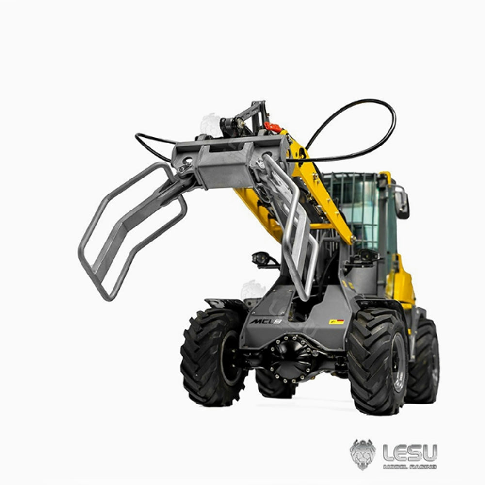 1/14 AT-C0026 MCL8 loader with metal hydraulic hay clamp LESU