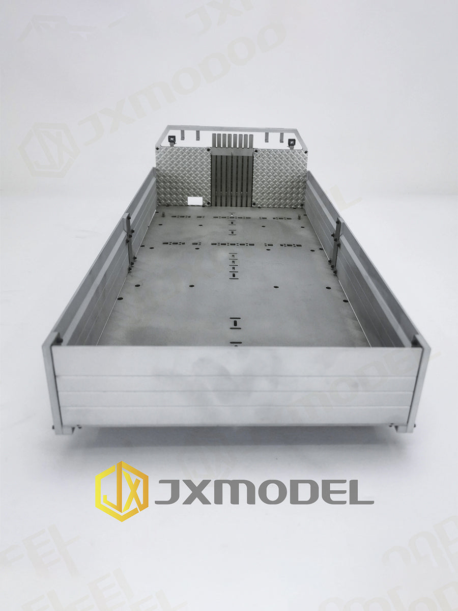 JX head hanging plate cargo box - JXMODEL-F1650 with hanging plate long and short cargo box metal box 1/14
