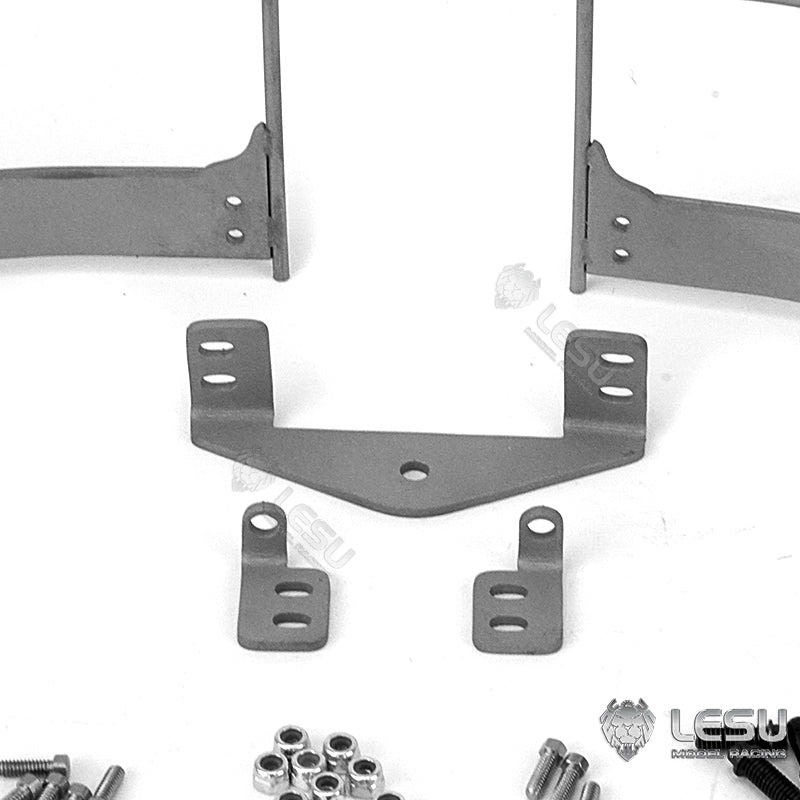 LESU 1/14 engineering excavator model toy short tail ET26 cab metal guardrail DIY modification parts
