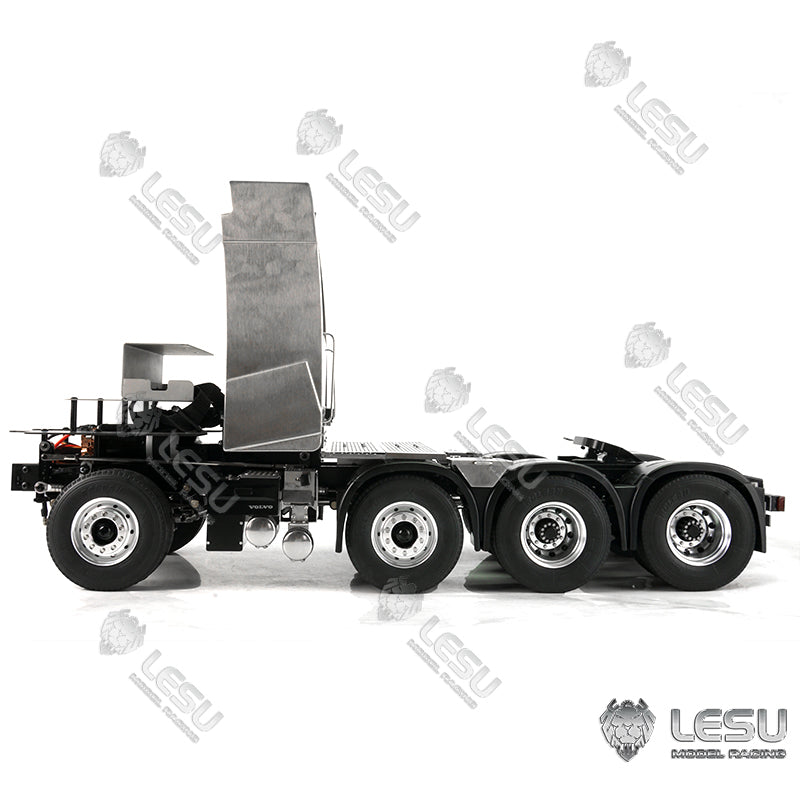 LESU 1/14 Truck Model Toy FH16 Heavy Towing Chassis 8X8 Full Drive Differential Lock Axle