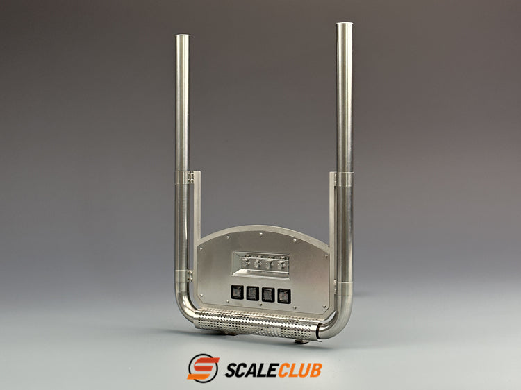 scaleclub 1/14 Scania tractor truck European style exhaust straight exhaust type B